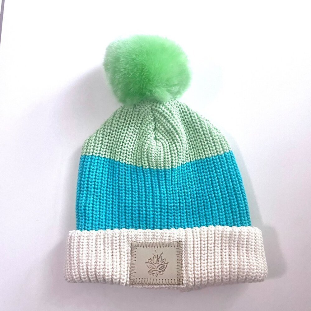 NWT Disney Parks x Love Your Melon Princess and the Frog Tiana Pom Beanie Adult